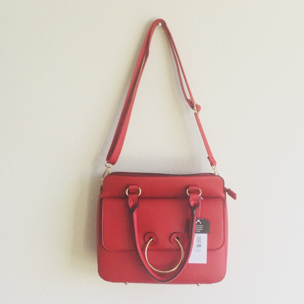 💥SALE💥cesca women’s ring-detail satchel handbag